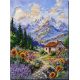 Bead Embroidery Kit on Art Canvas "Trail to a Dream"