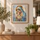 Bead Embroidery Kit on Art Canvas "God’s Blessing"