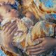 Bead Embroidery Kit on Art Canvas "God’s Blessing"