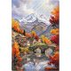 Bead Embroidery Kit on Art Canvas "Breath of Autumn"