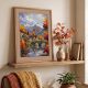 Bead Embroidery Kit on Art Canvas "Breath of Autumn"