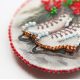 Christmas Ornament Bead Embroidery Kit "Dance on Ice"