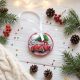 Christmas Ornament Bead Embroidery Kit "A Winter Day"