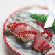 Christmas Ornament Bead Embroidery Kit "A Winter Day"