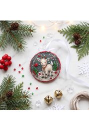 Christmas Ornament Bead Embroidery Kit "Winter Carol"
