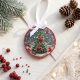 Christmas Ornament Bead Embroidery Kit "Winter Carol"