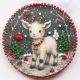Christmas Ornament Bead Embroidery Kit "Winter Carol"
