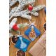 Christmas Ornament Bead Embroidery Kit "There is a Christmas tree born in a forest!"
