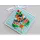 Christmas Ornament Bead Embroidery Kit "Christmas mood"