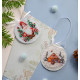 Christmas Ornament Bead Embroidery Kit "Winter wizard"