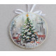 Christmas Ornament Bead Embroidery Kit "Winter guest"