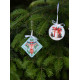 Christmas Ornament Bead Embroidery Kit "New Year's gift"
