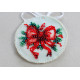 Christmas Ornament Bead Embroidery Kit "New Year's gift"