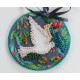 Christmas Ornament Bead Embroidery Kit "New joy"