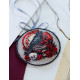 Набір для вишивання бісером інтер'єрної прикраси на натуральному художньому холсті "Моторошна краса"
