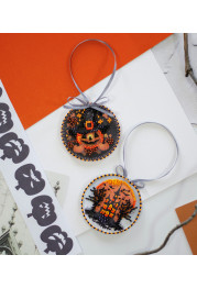 Christmas Ornament Bead Embroidery Kit "Festive Halloween"