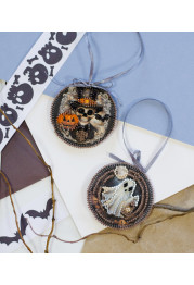 Christmas Ornament Bead Embroidery Kit "Midnight Horrors"