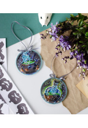 Christmas Ornament Bead Embroidery Kit "Spell Potion"