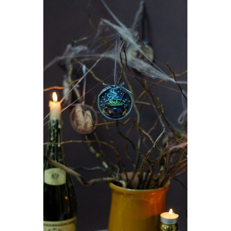 Christmas Ornament Bead Embroidery Kit "Spell Potion"