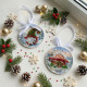 Christmas Ornament Bead Embroidery Kit "Woodland Wonder"