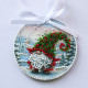 Christmas Ornament Bead Embroidery Kit "Woodland Wonder"