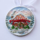 Christmas Ornament Bead Embroidery Kit "Woodland Wonder"