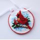 Christmas Ornament Bead Embroidery Kit "Christmas Singing"