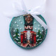 Christmas Ornament Bead Embroidery Kit "Ballet of the Winter Night"
