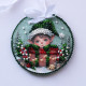 Christmas Ornament Bead Embroidery Kit "Fairy-tale Elf"