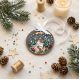 Christmas Ornament Bead Embroidery Kit "Under the Christmas Star"