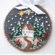 Christmas Ornament Bead Embroidery Kit "Under the Christmas Star"