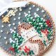 Christmas Ornament Bead Embroidery Kit "Under the Christmas Star"