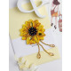 Christmas Ornament Bead Embroidery Kit "Little sun"
