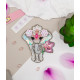 Christmas Ornament Bead Embroidery Kit "Symbol of luck"