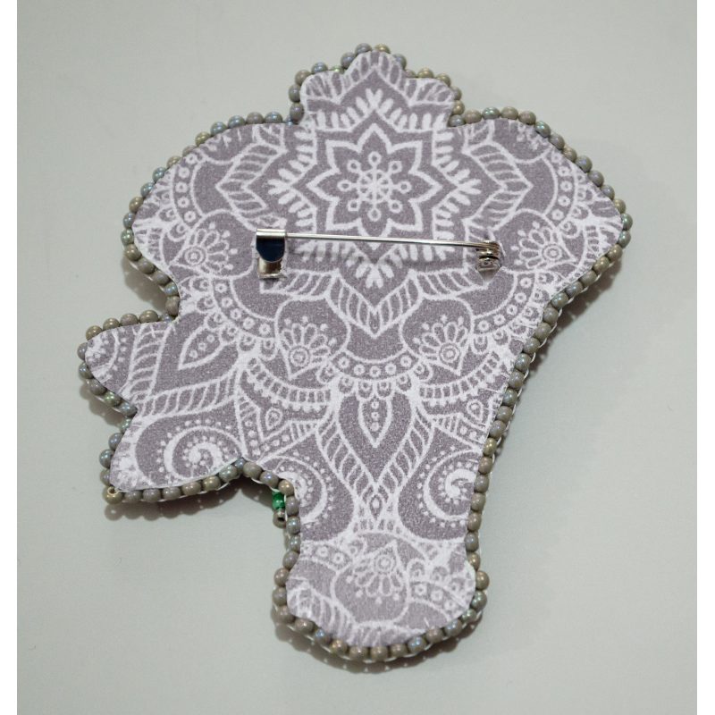 Christmas Ornament Bead Embroidery Kit "Symbol of luck"