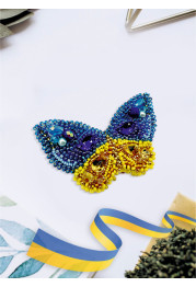Christmas Ornament Bead Embroidery Kit "The color of happiness"