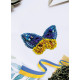 Christmas Ornament Bead Embroidery Kit "The color of happiness"