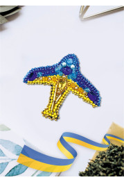 Christmas Ornament Bead Embroidery Kit ""Mriya" is indestructible"