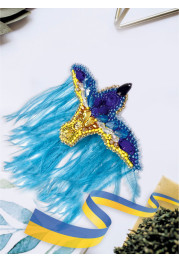 Christmas Ornament Bead Embroidery Kit "My wings"