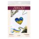 Christmas Ornament Bead Embroidery Kit "My heart"
