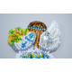 Christmas Ornament Bead Embroidery Kit "Ukrainian girl"