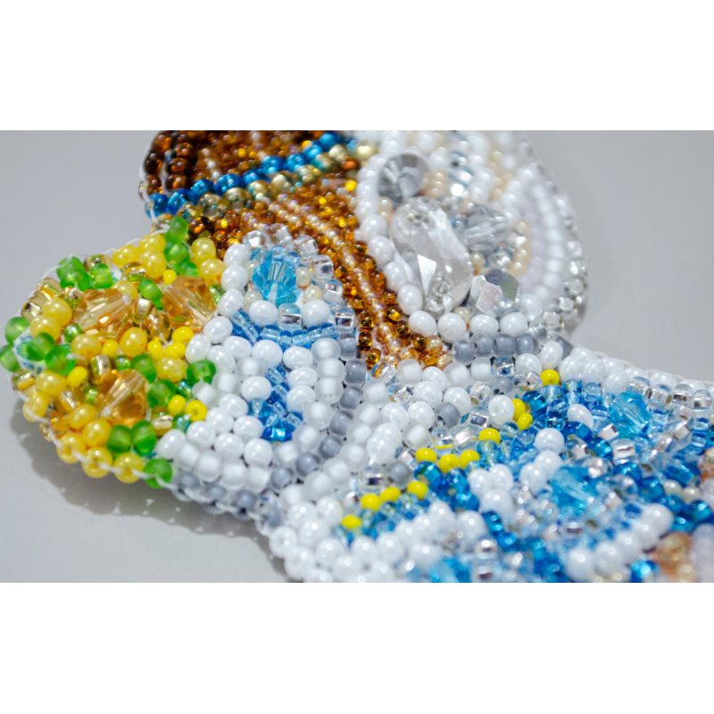 Christmas Ornament Bead Embroidery Kit "Ukrainian girl"