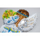 Christmas Ornament Bead Embroidery Kit "Ukrainian girl"