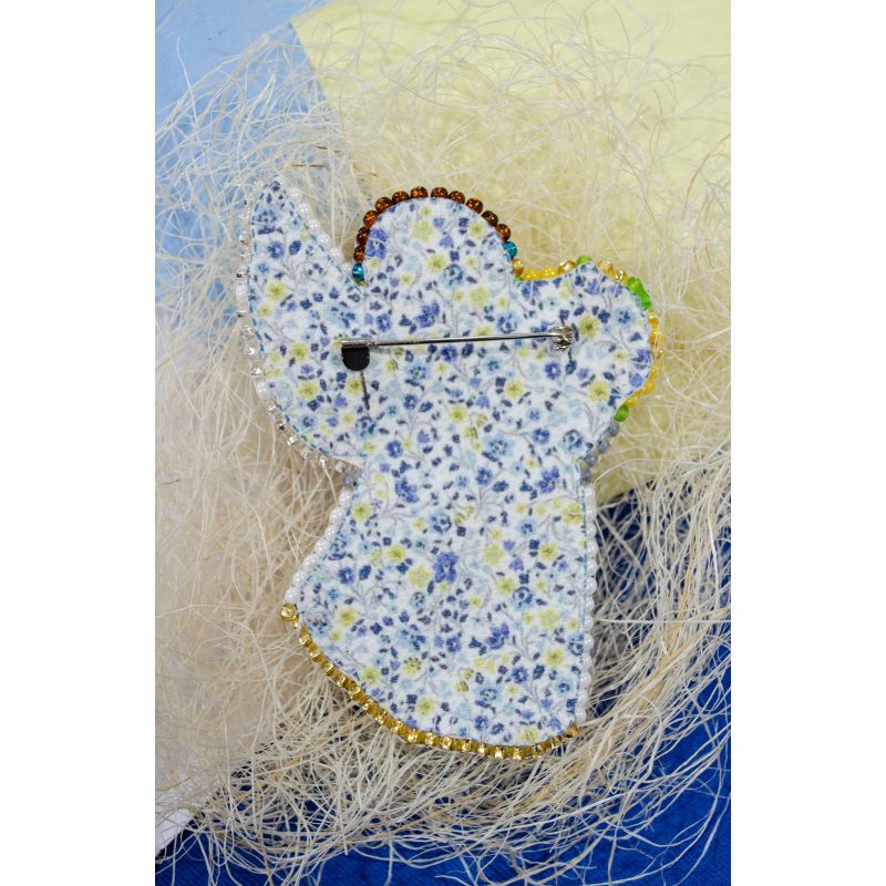 Christmas Ornament Bead Embroidery Kit "Ukrainian girl"