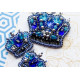 Christmas Ornament Bead Embroidery Kit "Crown"