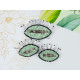 Christmas Ornament Bead Embroidery Kit "Emerald gaze"