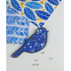 Набір для вишивання бісером прикраси на художньому полотні "Прудка синичка"