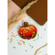 Christmas Ornament Bead Embroidery Kit "Golden pumpkin"