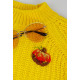 Christmas Ornament Bead Embroidery Kit "Golden pumpkin"