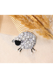 Christmas Ornament Bead Embroidery Kit "Curly sheep"